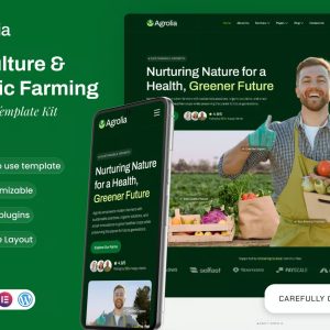 Agrolia - Agriculture & Organic Farming Elementor Template Kit