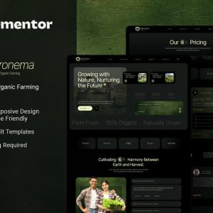 Agronema - Agriculture Organic Farming Elementor Template Kit